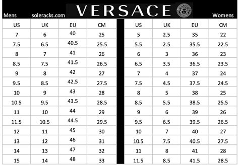 versace sandals size chart|Versace swimsuit size guide.